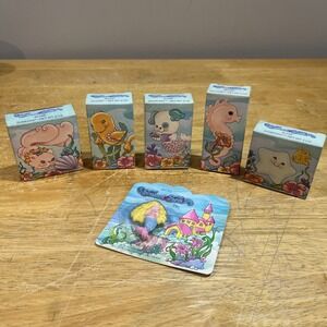 Vtg Sweet Sea Avon Lot Bath Soaps Goldie Sea Star Purrsha Mudpuppy Starfishy '86